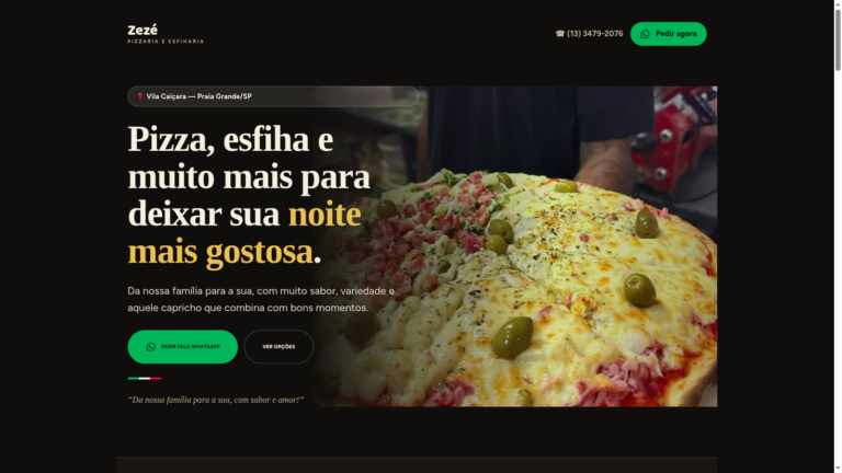 zeze pizaria e esfiharia vila caicara praia grande sp mktativo 2026