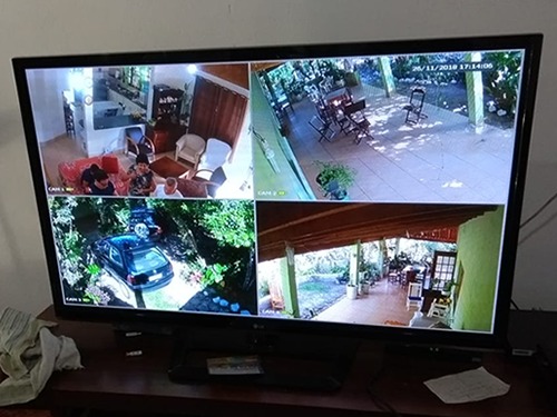 Sistema de CFTV com 4 câmeras de segurança Intelbras – Rua Maria Duarte Simoe