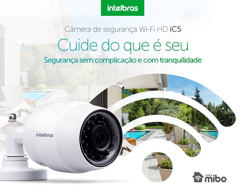 Cameras Intelbras Mibo Ic5 Wifi Bullet Sem Fio Andreiuji Andre Iuji Consultoria E Assistencia Cftv Praia Grande Litoral Paulista Baixada Santista Sp Brasil