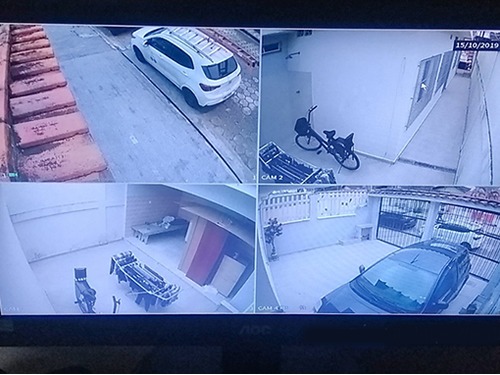 Instalação de Sistema de CFTV intelbras com 4 câmeras de segurança – Vila C