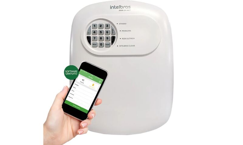 Central De Alarme Anm 24 Net Intelbras Nao Monitorado Andreiujicftv Seguranca Eletronica Praia Grande Litoral Paulista Baixada Santista Sp Brasil