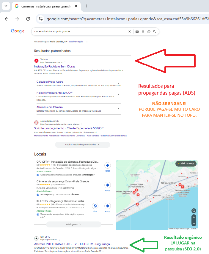Andre Iuji Consultoria Seo 2 0 Resultados Reais Primeiro Lugar No Google Praia Grande Litoral Paulista Baixada Santista Sp Brasil