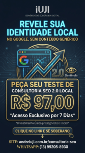 Andre Iuji Seo Consultoria Digital Seo 2 Revele Sua Identidade Local Teste Por 7 Dias Marketing Digital Praia Grande Sao Paulo Sp Baixada Santista Litoral Paulista Brasil