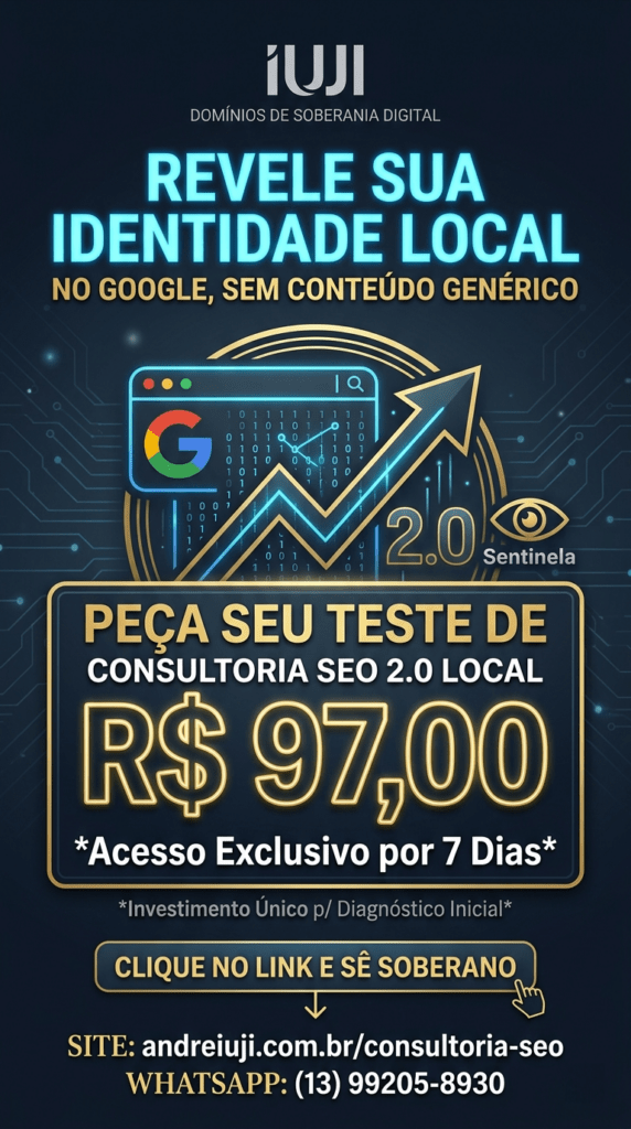 Andre Iuji Seo Consultoria Digital Seo 2 Revele Sua Identidade Local Teste Por 7 Dias Marketing Digital Praia Grande Sao Paulo Sp Baixada Santista Litoral Paulista Brasil