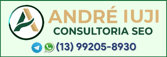 Logotipo Andre Iuji Seo Consultoria Digital Seo 2 0 20 Consultor Divulgacao Google Agencia Marketing Digital Sao Paulo Praia Grande Baixada Santista Litoral Paulista Sp Brasil