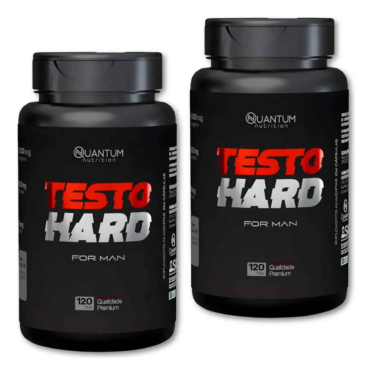 Kit 2 Testo Hard 240caps Suplemento Alimentar Mais Energia Pre Treino Ganho Massa Pre Workout Afiliado Mercado Livre